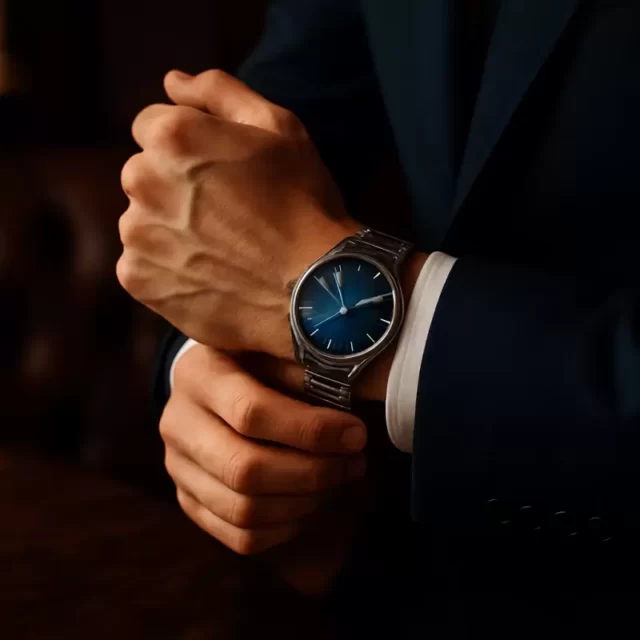 Automatic Blue Sunburst 40 mm