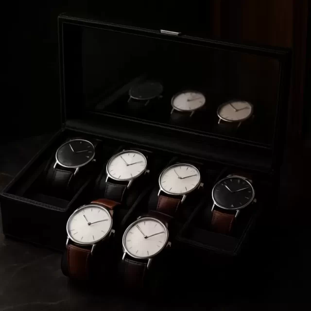 Leather Box for 6 Watches
